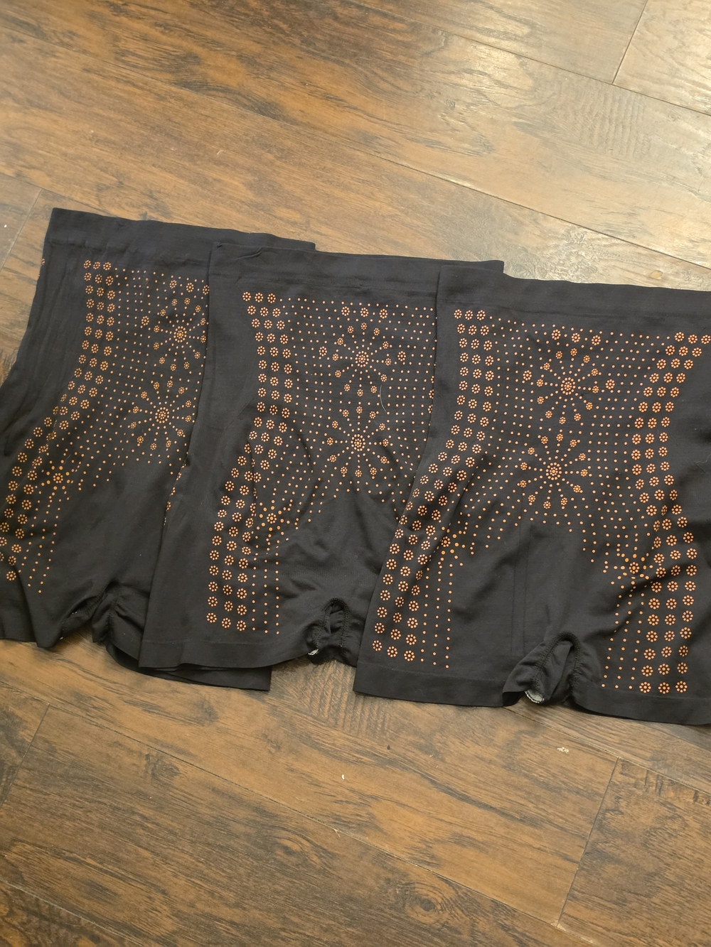 Three Black High-Waist Shapewear Shorts For Under Clothing Size X2. - Picture 4 of 6